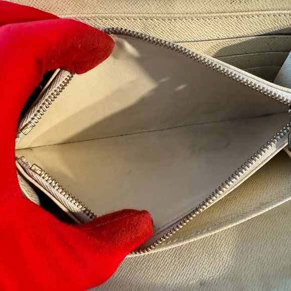 Louis Vuitton Damier Azur Zippy Zip Around Long Wallet Purse/ - Picture 12 of 15